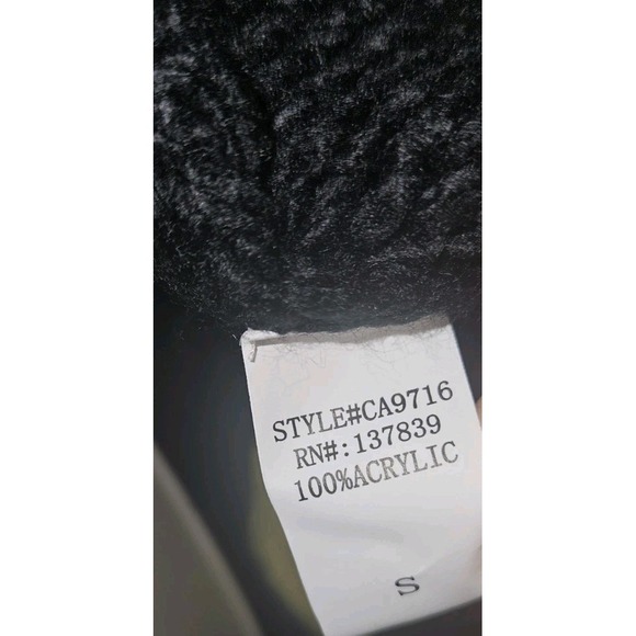 Luna Ivy 3D Smiles Cardigan Sweater Chunky Knit Size S Oversized Kidcore Happy - Picture 5 of 6